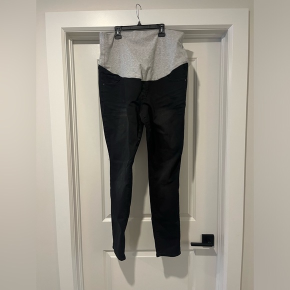 THYME MATERNITY black slim leg jeans , size XXL - tall - Picture 1 of 6